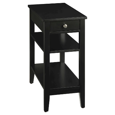 American Heritage 3 Tier End Table With Drawer - Breighton Home 3 American Heritage 3 Tier End Table With Drawer - Breighton Home - Image 3