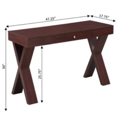 Newport Wood Writing Desk With Drawer - Breighton Home 8 Newport Wood Writing Desk With Drawer - Breighton Home -Deals Breighton Home Store GUEST e0c0cc0d b7d5 42a7 8a46 ff93c0980a19