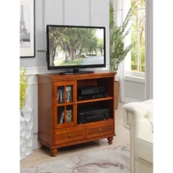 Tahoe Highboy TV Stand For TVs Up To 42" - Breighton Home