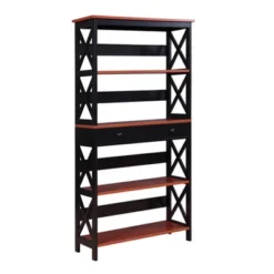 59.75" Oxford 5 Tier Bookcase With Drawer - Breighton Home 18 59.75" Oxford 5 Tier Bookcase With Drawer - Breighton Home -Deals Breighton Home Store GUEST e93a2200 b1fa 4979 8570 96e42a3d9514