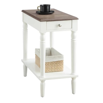 French Country No Tools Chairside Table - Breighton Home 1 French Country No Tools Chairside Table - Breighton Home