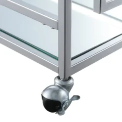 Town Square Bar Cart Clear Glass/Mirror/Chrome - Breighton Home 6 Town Square Bar Cart Clear Glass/Mirror/Chrome - Breighton Home -Deals Breighton Home Store GUEST ec70cc6a cc5b 458c 8edf e4912a45540b