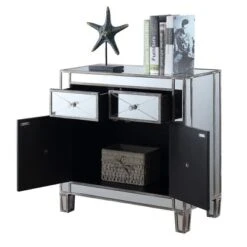 Gold Coast Vineyard 2 Drawer Mirrored Cabinet Weathered Gray - Breighton Home -Deals Breighton Home Store GUEST ee4a7650 bede 4c83 b9d3 f36c51527024