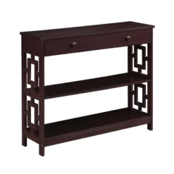 Town Square 1 Drawer Console Table With Shelves - Breighton Home -Deals Breighton Home Store GUEST ee7c1c62 5d4b 4ae2 9a27 73728f9c2437