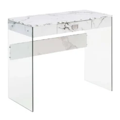 36" SoHo 1 Drawer Glass Desk - Breighton Home 15 36" SoHo 1 Drawer Glass Desk - Breighton Home -Deals Breighton Home Store GUEST f0e8474f a599 49b8 a66d 289bcad3b2f6