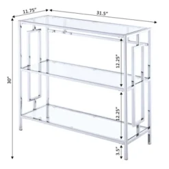 30" Town Square Chrome 3 Tier Bookcase Chrome - Breighton Home 6 30" Town Square Chrome 3 Tier Bookcase Chrome - Breighton Home -Deals Breighton Home Store GUEST f18ee9d4 3037 4447 8288 c17e540f61b8
