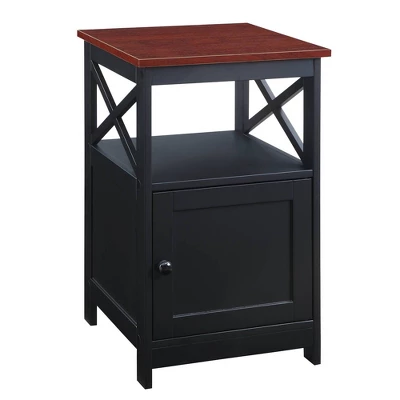 Oxford End Table With Storage Cabinet And Shelf - Breighton Home 5 Oxford End Table With Storage Cabinet And Shelf - Breighton Home - Image 5