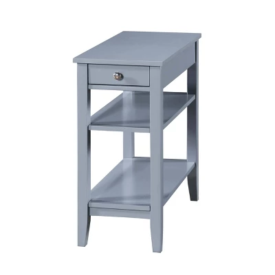 American Heritage 3 Tier End Table With Drawer - Breighton Home 8 American Heritage 3 Tier End Table With Drawer - Breighton Home - Image 8