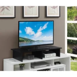 Large TV Stand For TVs Up To 43" Black - Breighton Home